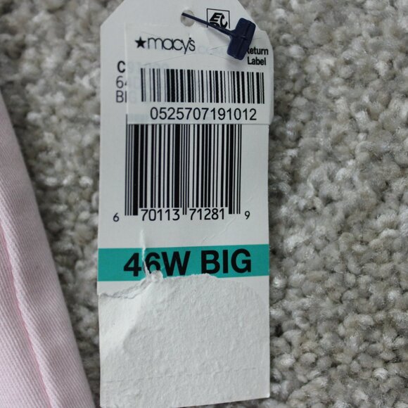 Nautica Deck Stretch Chino Shorts NWT Mens 46W Pink Cotton Stretch w/ 10" inseam - Picture 8 of 16